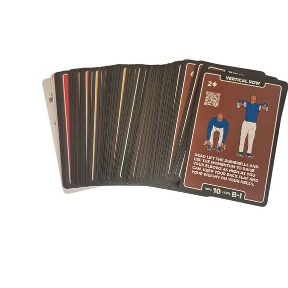 Kettlebell Stack Exercise Cards: Workout Playing Card Game. Designed by a Milita - Picture 8 of 14